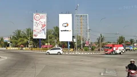 Billboard 5 × 10 m di Depan Pintu Masuk Tol Madiun (Dari Gerbang Tol Madiun), Jawa Timur