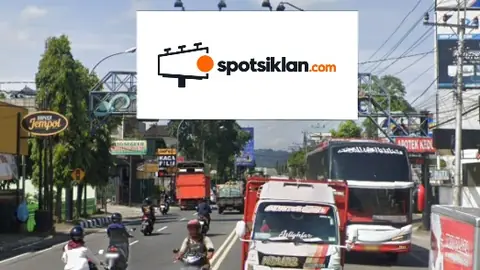 Bando Jalan 5 × 10 m di Jl. Ahmad Yani (Menuju Alun-aalun, SPBU Potrobangsan), Magelang, Jawa Tengah