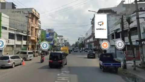 Billboard 8 × 4 m di Jl. M.H Thamrin (Seblah Timur Unv. HKBP Nommensen Medan), Sumatera Utara