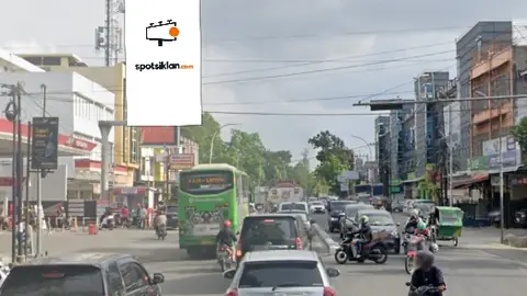 Billboard 5 × 10 m di Jl. Yos Sudarso (Depan SPBU), Medan, Sumatera Utara