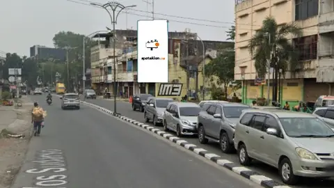 Billboard 4 × 8 m di Jl. Kol. Yos Sudarso (Arah Universitas Muhammadiyah Sumatera Utara, Pasar Tradisional Brayan), Medan