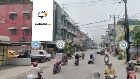 Billboard 5 × 10 m di Jl. Sutrisno Menuju Jl. Denai Hadap Barat, Medan, Sumatera Utara