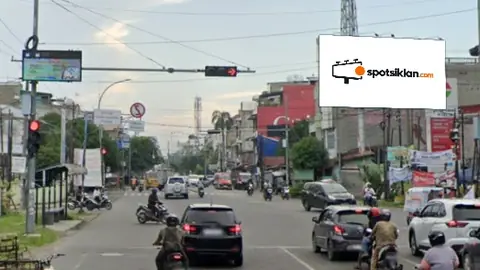 Billboard 12 × 6 m di Jl. Prof H M Yamin (Arah Aksara Park), Medan, Sumatera Utara
