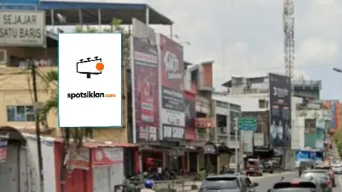 Baliho 6 × 4 m di Jl. Djamin Ginting 48-34 (Dekat CV. Garuda Jaya Motor), Medan, Sumatera Utara
