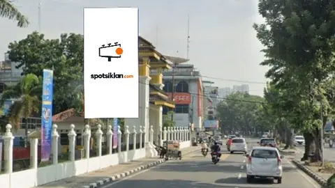 Videotron 5 × 10 m di Jl. Brigjen Katamso (Istana Maimun), Medan, Sumatera Utara