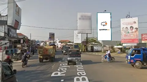 Billboard 8 × 4 m di Jl. Raya Cirebon - Bandung (Perempatan Sumber Jaya), Majalengka, Jawa Barat