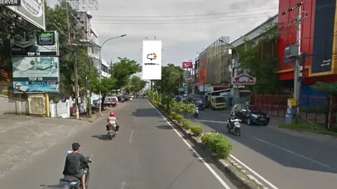Billboard 5 × 10 m di Jl. Gunung Latimojong, Makassar, Sulawesi Selatan
