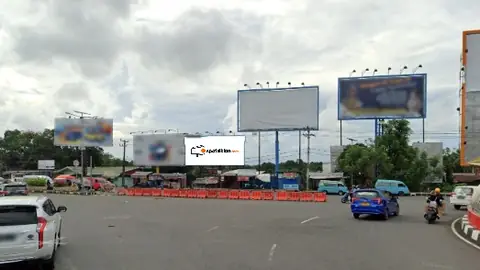 Billboard 5 × 10 m di Jl. Ir Sutami (Area Simpang Underpass Mandao), Makassar, Sulawesi Selatan