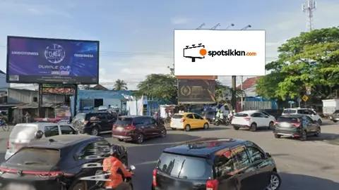 Billboard 10 × 5 m di Jl. Andi Pangeran Pettarani (Pertigaan Jl. A P Pettarani - Jl. Sultan Alauddin), Makassar, Sulawesi Selatan