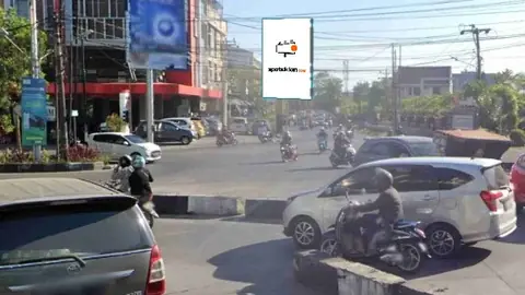 Baliho 6 × 4 m di Jl. Adyaksa Baru (Samping Mall Panakkukang), Makassar, Sulawesi Selatan