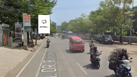 Baliho 4 × 6 m di Jl. Dr Ratulangi (Belakang Stadion Andi Mattalatta Mattoanging Makassar), Sulawesi Selatan