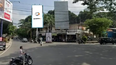 Billboard 10 × 5 m di Jl. Veteran (Perempatan Jl. Veteran Dekat Warung Blitar), Malang, Jawa Timur