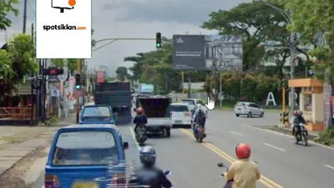 Baliho 4 × 6 m di Jl. Raden Panji Suroso (Depan Plaza Raya, arah ke Terminal), Malang, Jawa Timur