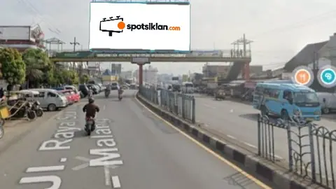 JPO 16 × 8 m di Jl. Raya Lawang (Dari Malang ke Surabaya), Jawa Timur