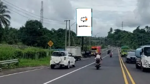 Billboard 5 × 10 m di Jl. Ring Road (Dari Winangun ke arah Bandara), Minahasa Utara, Sulawesi Utara
