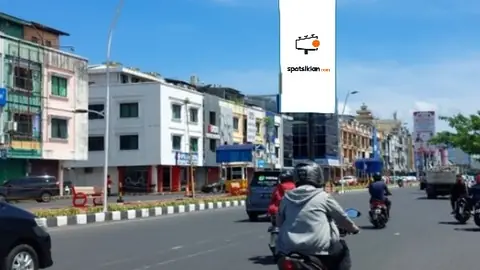 Billboard 5 × 10 m di Jl. Piere Tendean (Dari jalan Piere Tendean ke arah Masjid Besar Miftahul Jannah), Manado, Sulawesi Utara