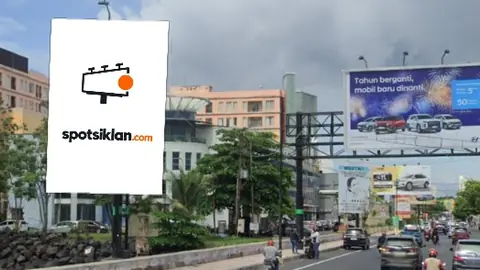 Baliho 6 × 4 m di Jl. Piere Tendean (Dekat kawasan MCC), Manado, Sulawesi Utara