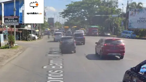Baliho 4 × 6 m di Jl. Poros Palopo - Makassar (Area Depan Simp 4 Bank BRI KC Maros), Sulawesi Selatan