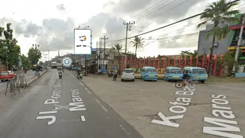 Baliho 4 × 6 m di Jl. Poros Palopo - Makassar (Depan Happy Karaoke), Maros, Sulawesi Selatan