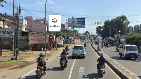 Baliho 3 × 4 m di Jl. Poros Makassar Maros (Arah Pasar Bulu Bulu), Sulawesi Selatan