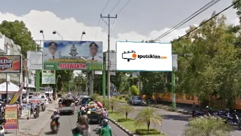 Billboard 8 × 4 m di Jl. Airlangga (Area Dekat SMP 15 Mataram Arah Udayana B, Hadap Selatan), Nusa Tenggara Barat