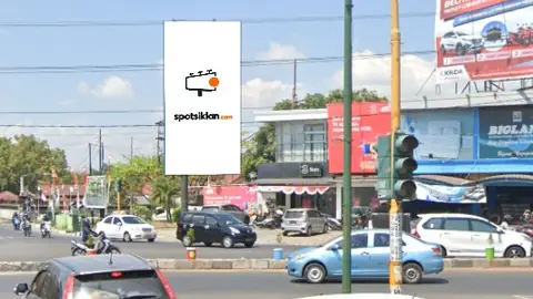 Billboard 10 × 5 m di Jl. Airlangga (area simpang 4 Tanah Haji), Mataram, Nusa Tenggara Barat