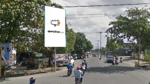 Baliho 6 × 4 m di Pagutan Barat (Area Perempatan Dekat Puskesmas Pagutan Pembantu 1), Mataram, Nusa Tenggara Barat