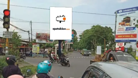 Baliho 4 × 6 m di Jl. Raya Nganjuk Kediri (Candi Lorecet), Jawa Timur