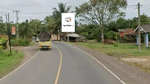 Baliho 6 × 4 m di Jl. Lintas Timur (Menuju Tugumulya), Ogan Komering Ilir, Sumatera Selatan