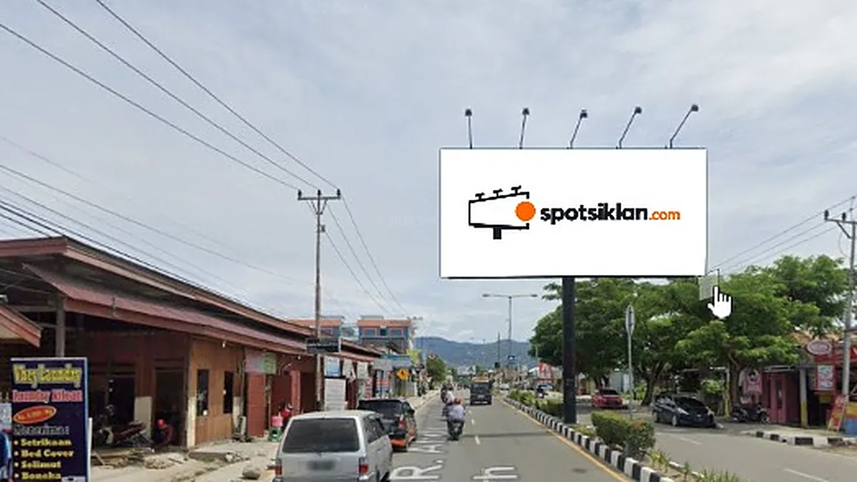 Billboard 5 × 10 m di Jl. DR Abdurrahmen Saleh (Depan Lans Cafe), Palu, Sulawesi Tengah