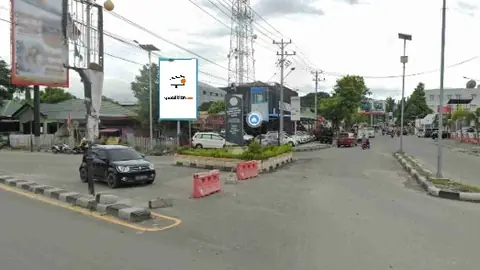 Baliho 6 × 4 m di Jl. Jenderal Sudirman (Area Depan Mall Aldjufri/ TRANSMART), Palu, Sulawesi Tengah