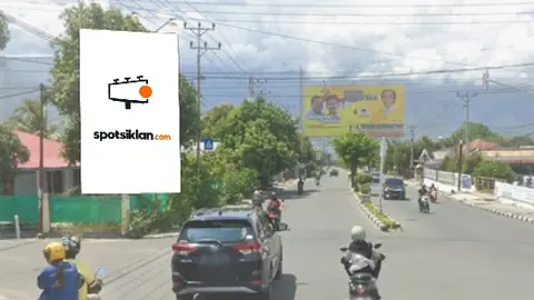 Baliho 6 × 4 m di Jl. Juanda (Menuju Gor Park), Palu, Sulawesi Tengah