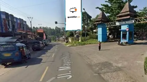 Billboard 5 × 10 m di Jl. Mayor Widagdo (Dari Pandeglang menuju Lebak), Banten