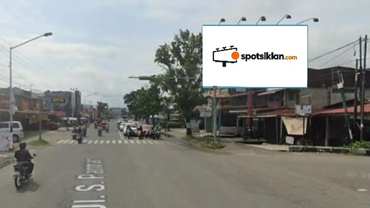 Billboard 5 × 10 m di Jl. S. Parman (Sudut Pandang dari Pantai Padang - Stasiun Air Tawar), Sumatera Barat
