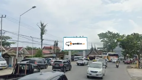 Billboard 5 × 10 m di Jl. S. Parman (Sudut Pandang dari Pantai Padang - Kantor Wilayah Kemenkumham Sumatera Barat)