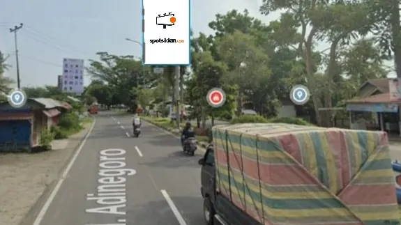 Baliho 6 × 4 m di Jl. Adinegoro (Dari Arah Pintu Masuk Kota Padang Menuju Pusat kota), Sumatera Barat