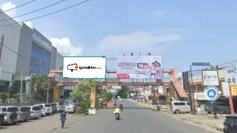 JPO 5 × 10 m di Jl. Pemuda (Depan Plaza Andalas), Padang, Sumatera Barat
