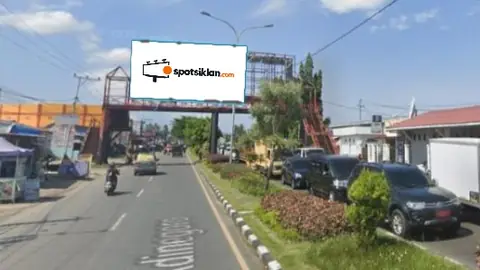 JPO 5 × 15 m di Jl. Adinegoro (Depan Stasiun KA Tabing), Padang, Sumatera Barat