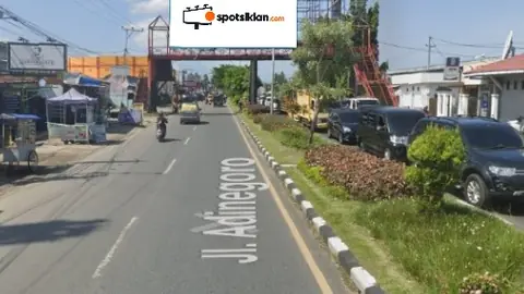 JPO 6 × 12 m di Jl. Stasiun Tabing (Depan Stasiun Tabing, Arah Bandara Tabing), Padang, Sumatera Barat