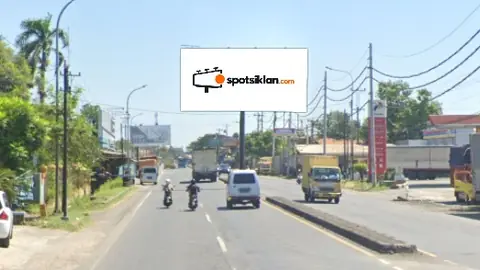 Billboard 5 × 10 m di Jl. Mayor S Parman (arah Jembatan Sipait), Kabupaten Pekalongan, Jawa Tengah