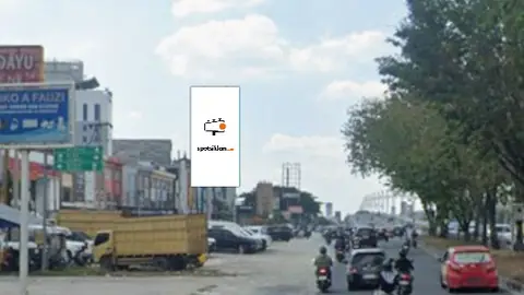 Billboard 5 × 10 m di Jl. Soekarno-Hatta (Depan Capella Medan Pekanbaru, Arah SKA Mall & Living World Pekanbaru), Riau