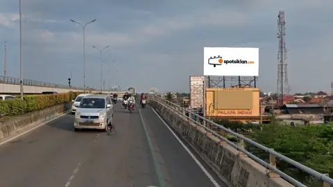 Billboard 8 × 16 m di Jl. Gubernur Bastari (Atas Gedung RM Palapa Indah Simp. Jakabaring) View Menuju Jakabaring, Palembang, Sumatera Selatan