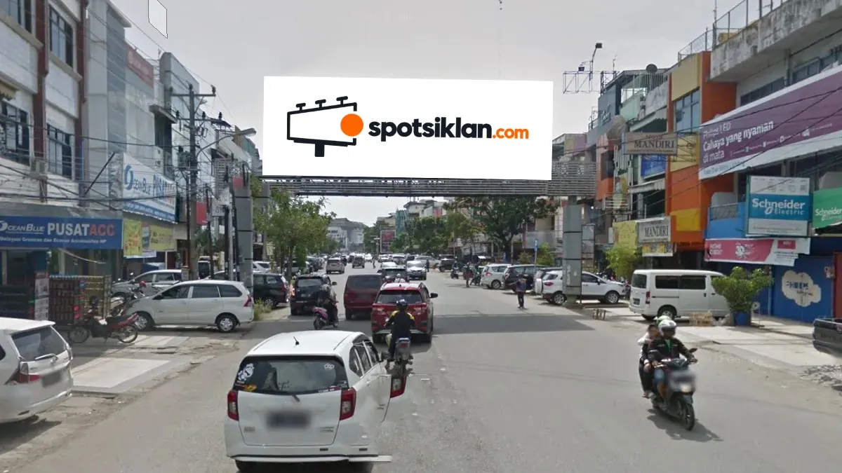 Billboard 4 × 12 m di Jl. Brigjen Pol. Abdullah Kadir, Palembang, Sumatera Selatan