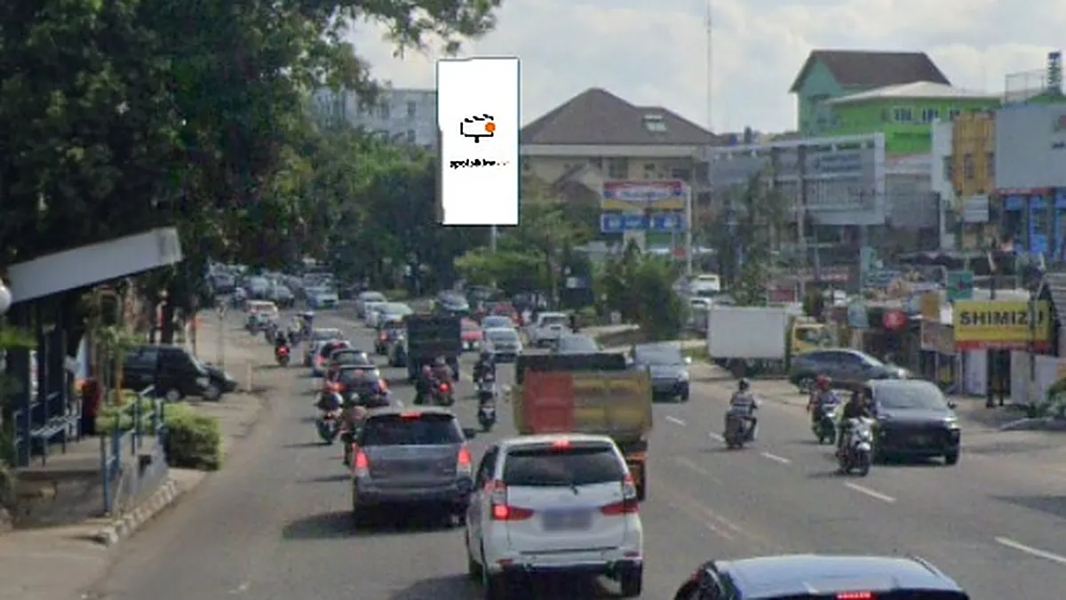 Billboard 5 × 10 m di Jl. Demang Lebar Daun (Arah Simpang Tiga Bukit SiGuntang), Palembang, Sumatera Selatan