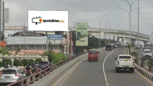Billboard 12 × 6 m di Jl. Jend Sudirman (Arah Taman Simpang Empat Polda Sulsel), Palembang, Sumatera Selatan