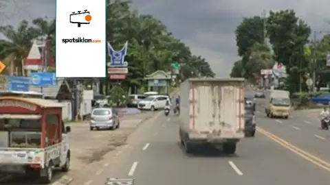 Billboard 5 × 10 m di Dari arah Jl. Demang Lebar Daun menuju Taman Disdikpora, Palembang, Sumatera Selatan