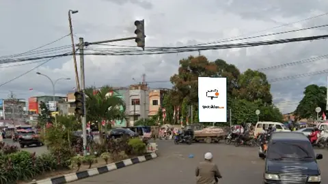 Baliho 4 × 6 m di Jl. Bambang Utoyo (Area Pasar Lemabang), Palembang, Sumatera Selatan