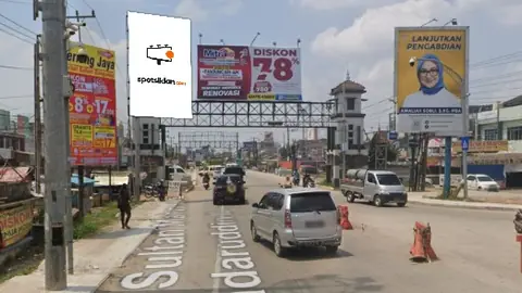 Baliho 6 × 4 m di Jl. Sultan Mahmud Badaruddin (Arah SPBU KM 12 ROMI HERTON Arah Offo Palembang), Sumatera Selatan