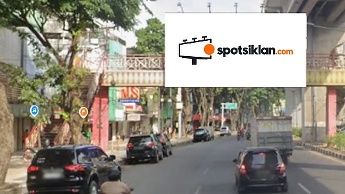 JPO 5 × 10 m di Jl. Jend. Sudirman (Dari Bundaran Air Mancur ke Charitas), Palembang, Sumatera Selatan