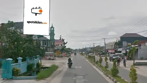Baliho 6 × 4 m di Jl. Temanggung Tilung (Area Jl. Temanggun Tilung), Palangkaraya, Kalimantan Tengah
